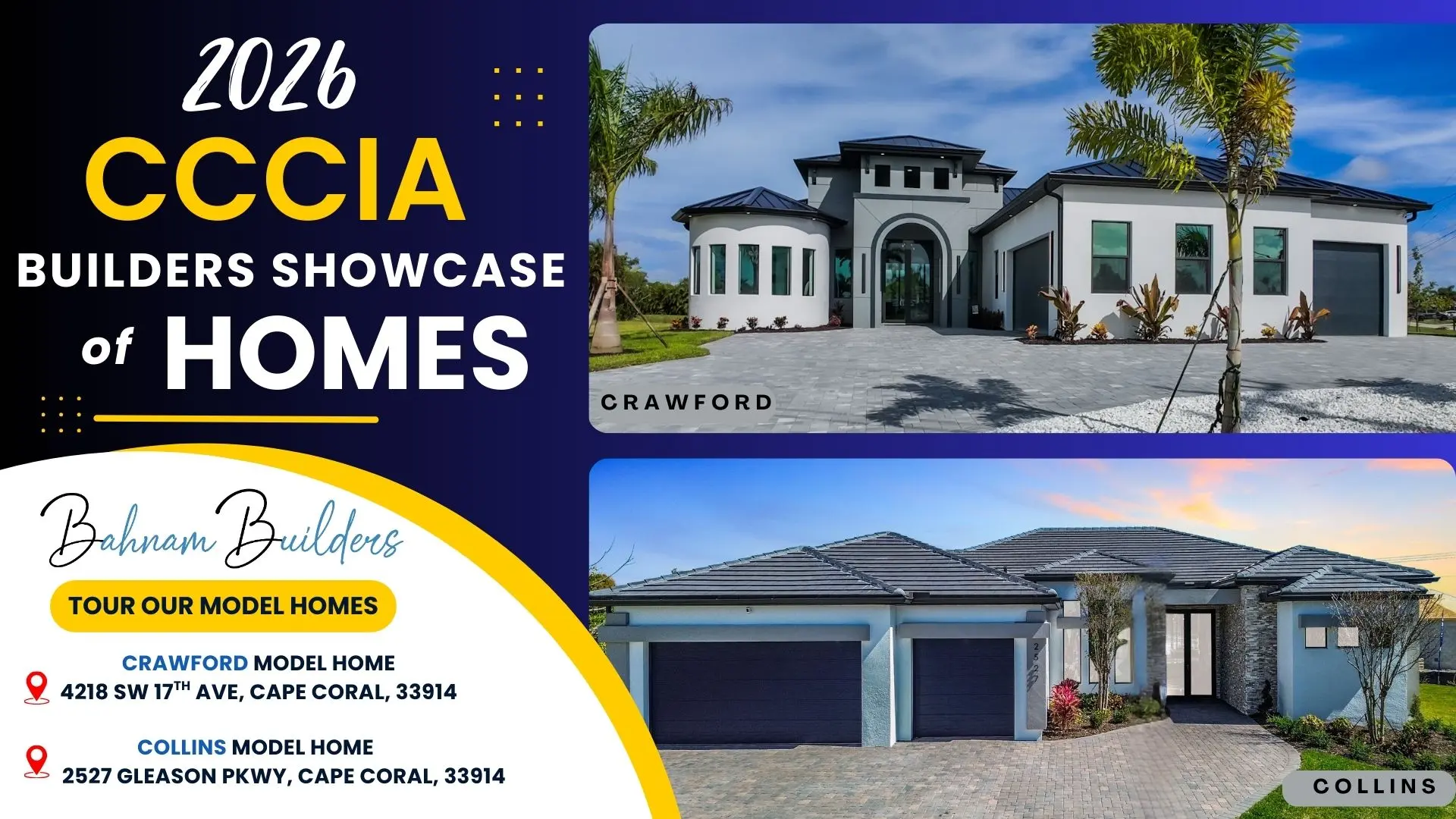 Crawford and Collins model homes